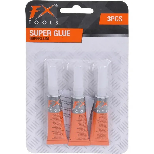 FX Tools Superlim, 3-pack i gruppen HEM, HUSHÅLL & TRÄDGÅRD / Kontorsmaterial / Tejp/Lim hos TP E-commerce Nordic AB (38-99352)