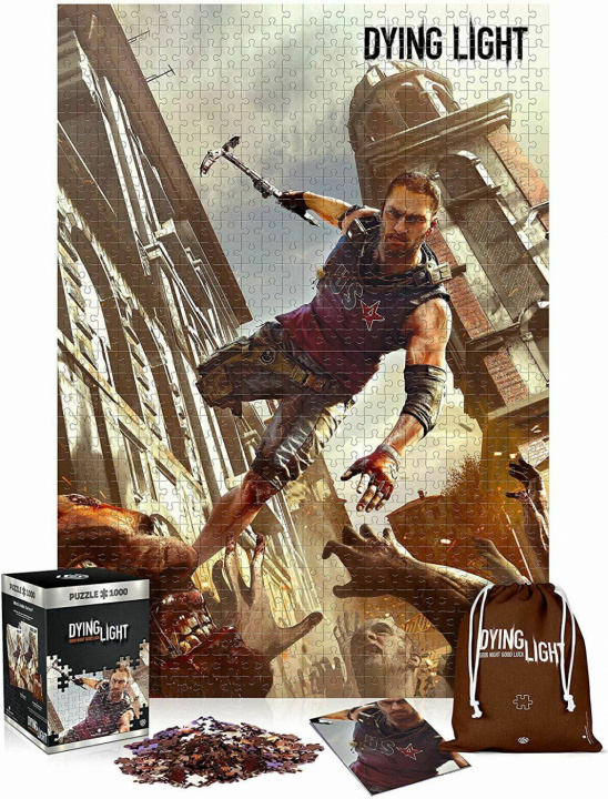 Good Loot Pussel 1000 bitar - Dying Light 1: Cranes Fight i gruppen SPORT, FRITID & HOBBY / Hobby / Pussel hos TP E-commerce Nordic AB (38-99408)