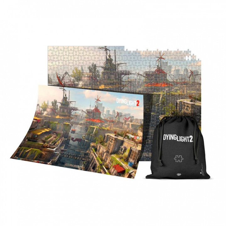 Good Loot Pussel 1000 bitar - Dying Light 2: City i gruppen SPORT, FRITID & HOBBY / Hobby / Pussel hos TP E-commerce Nordic AB (38-99409)