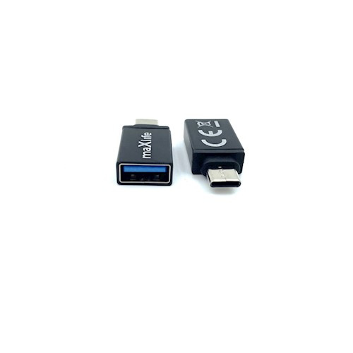 Maxlife USB 3.0 till USB-C-adapter i gruppen SMARTPHONE & SURFPLATTOR / Laddare & Kablar / Adaptrar hos TP E-commerce Nordic AB (38-99424)