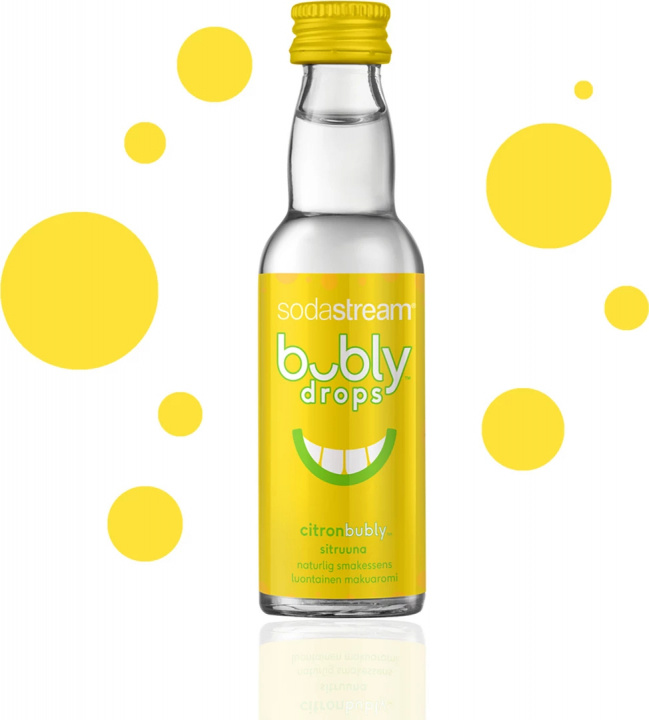 SodaStream Bubly Drops med smak av citron i gruppen HEM, HUSHÅLL & TRÄDGÅRD / Hushållsmaskiner / Vatten & Juice / Kolsyremaskiner / Smaker hos TP E-commerce Nordic AB (38-99583)