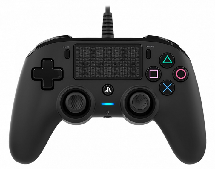 Nacon Wired Compact Kontroll, Svart (PS4) i gruppen HEMELEKTRONIK / Spelkonsoler & Tillbehör / Sony PlayStation 4 / Tillbehör hos TP E-commerce Nordic AB (38-99700)
