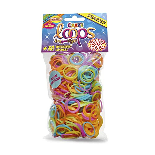 Craze Loops silikonringar för armband, 600st i gruppen LEKSAKER, BARN- & BABYPRODUKTER / Leksaker / Pyssel hos TP E-commerce Nordic AB (38-99767)