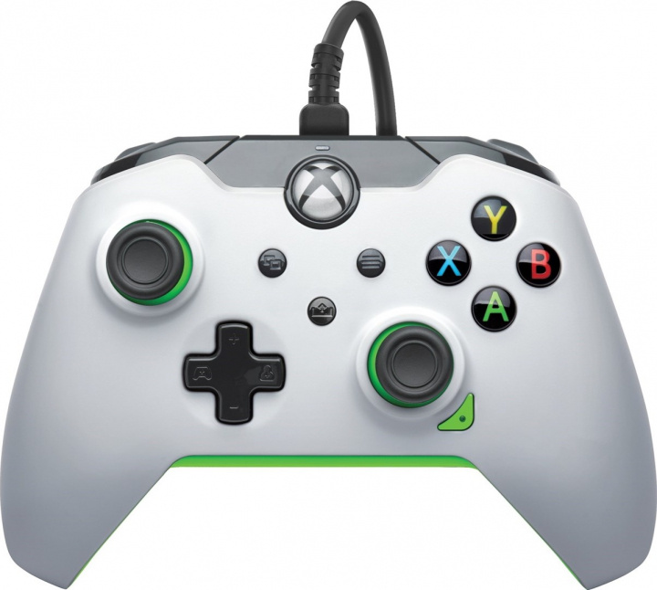 PDP Rematch Trådad kontroll för Xbox & Windows, Neon Vit i gruppen HEMELEKTRONIK / Spelkonsoler & Tillbehör / Xbox One / Tillbehör hos TP E-commerce Nordic AB (38-99853)