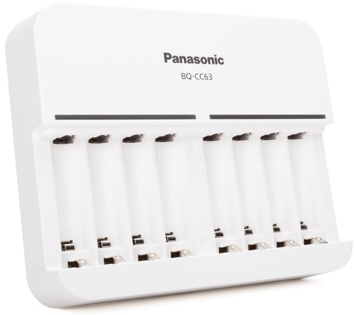 Panasonic BQ-CC63 Batteriladdare för upp till 8 batterier i gruppen HEMELEKTRONIK / Batterier & Laddare / Batteriladdare hos TP E-commerce Nordic AB (89-504660)