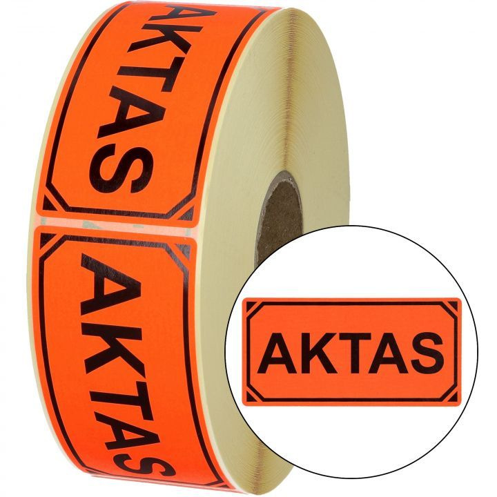 ETIKETT MED TEXT ACT 1000/rl i gruppen HEM, HUSHÅLL & TRÄDGÅRD / Kontorsmaterial / Övriga kontorsmaterial hos TP E-commerce Nordic AB (89-600215)