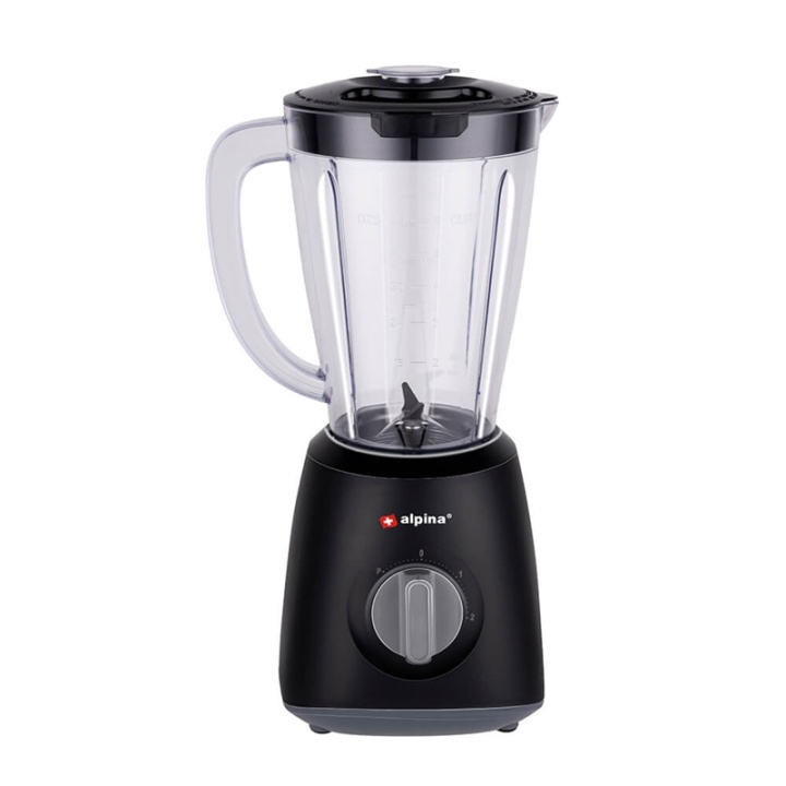 ALPINA Blender 1,5L Svart i gruppen HEM, HUSHÅLL & TRÄDGÅRD / Hushållsmaskiner / Matberedare & Köksassistenter / Mixer & Blender hos TP E-commerce Nordic AB (A00029)