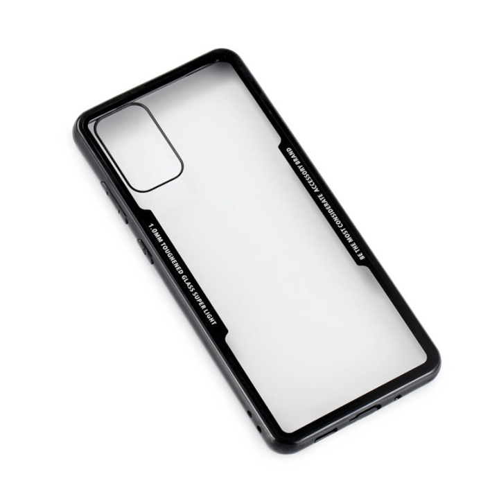 Gear Mobilskal med Tempererat Glas Svart Samsung S20 Plus i gruppen SMARTPHONE & SURFPLATTOR / Mobilskydd / Samsung hos TP E-commerce Nordic AB (A00098)