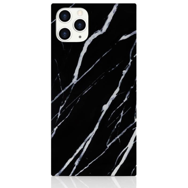 Idecoz Mobilskal Svart Marble Iphone 11 Pro Max i gruppen SMARTPHONE & SURFPLATTOR / Mobilskydd / Apple / iPhone 11 Pro Max / Skal hos TP E-commerce Nordic AB (A00170)