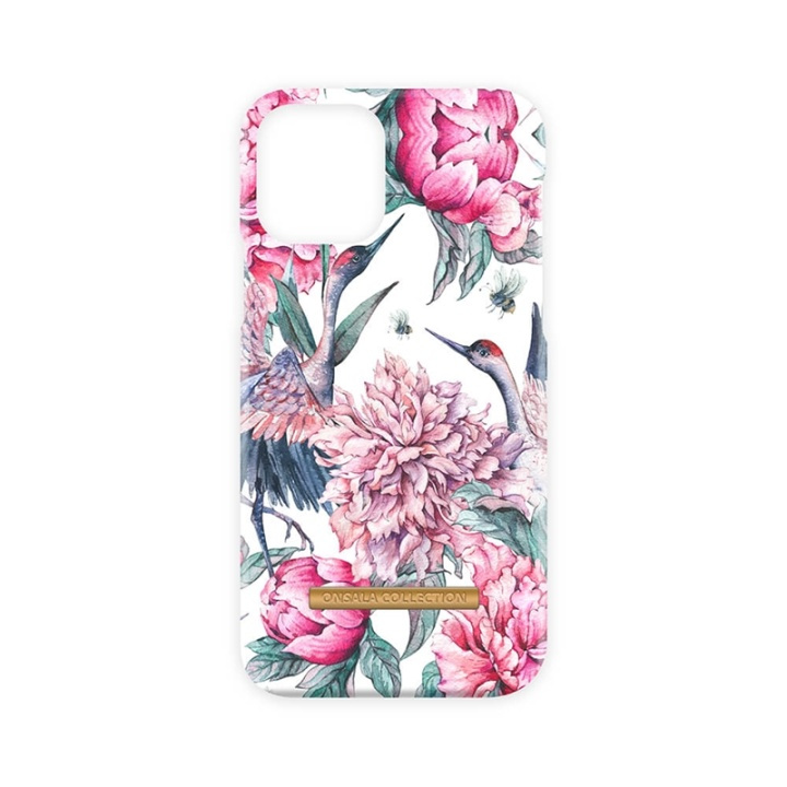 Onsala Mobilskal Soft Pink Crane - iPhone 11 Pro i gruppen SMARTPHONE & SURFPLATTOR / Mobilskydd / Apple / iPhone 11 Pro / Skal hos TP E-commerce Nordic AB (A00240)