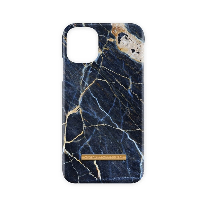 Onsala Collection Mobilskal Soft Black Galaxy Marble Iphone 11 i gruppen SMARTPHONE & SURFPLATTOR / Mobilskydd / Apple / iPhone 11 / Skal hos TP E-commerce Nordic AB (A00243)