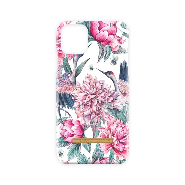 Onsala Mobilskal Soft Pink Crane - iPhone 11 Pro Max i gruppen SMARTPHONE & SURFPLATTOR / Mobilskydd / Apple / iPhone 11 Pro Max / Skal hos TP E-commerce Nordic AB (A00252)