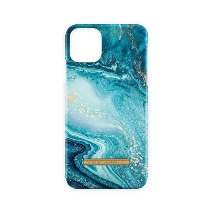 Onsala COLLECTION Mobilskal Soft Blue Sea Marble iPhone 11 Pro Max i gruppen SMARTPHONE & SURFPLATTOR / Mobilskydd / Apple / iPhone 11 Pro Max / Skal hos TP E-commerce Nordic AB (A00253)
