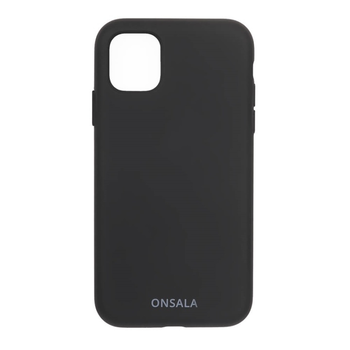 Onsala Mobilskal Silikon Black - iPhone 11 / XR i gruppen SMARTPHONE & SURFPLATTOR / Mobilskydd / Apple / iPhone 11 / Skal hos TP E-commerce Nordic AB (A00272)