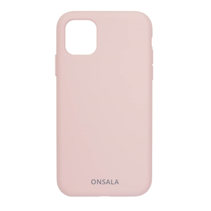 Onsala Mobilskal Silikon Sand Pink Iphone 11 / Xr i gruppen SMARTPHONE & SURFPLATTOR / Mobilskydd / Apple / iPhone 11 / Skal hos TP E-commerce Nordic AB (A00274)