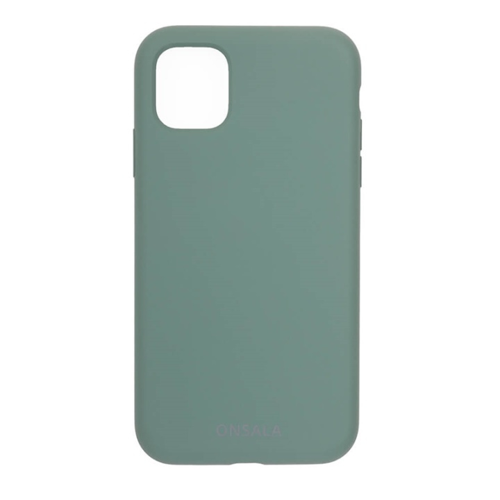 Onsala Mobilskal Silikon Pine Green - iPhone 11 Pro i gruppen SMARTPHONE & SURFPLATTOR / Mobilskydd / Apple / iPhone 11 Pro / Skal hos TP E-commerce Nordic AB (A00279)