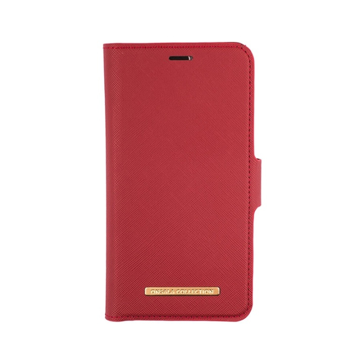 Onsala Collection Mobilfodral Saffiano Red Iphone 11 Pro i gruppen SMARTPHONE & SURFPLATTOR / Mobilskydd / Apple / iPhone 11 Pro / Fodral hos TP E-commerce Nordic AB (A00294)