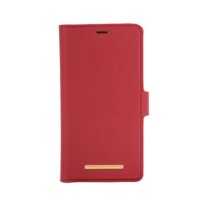 Onsala Mobilfodral Saffiano Red - iPhone 11 Pro Max i gruppen SMARTPHONE & SURFPLATTOR / Mobilskydd / Apple / iPhone 11 Pro Max / Fodral hos TP E-commerce Nordic AB (A00304)