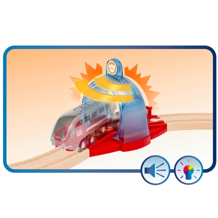 BRIO 33976 Rescue Action Tunnel Kit Smart Tech So i gruppen LEKSAKER, BARN- & BABYPRODUKTER / Leksaker / Byggleksaker / Brio tågbanor hos TP E-commerce Nordic AB (A00589)