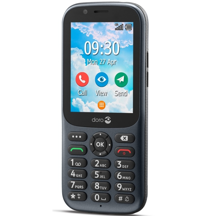 Doro 731X 4G FP Graphite i gruppen SMARTPHONE & SURFPLATTOR / Mobiltelefoner & smartphones hos TP E-commerce Nordic AB (A00666)
