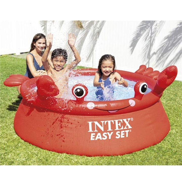 Intex Easy Set Barnpool, Krabba, 183x51 cm, 800 liter i gruppen HEM, HUSHÅLL & TRÄDGÅRD / Trädgårdsprodukter / Pool & Pooltillbehör / Pooler hos TP E-commerce Nordic AB (A00740)