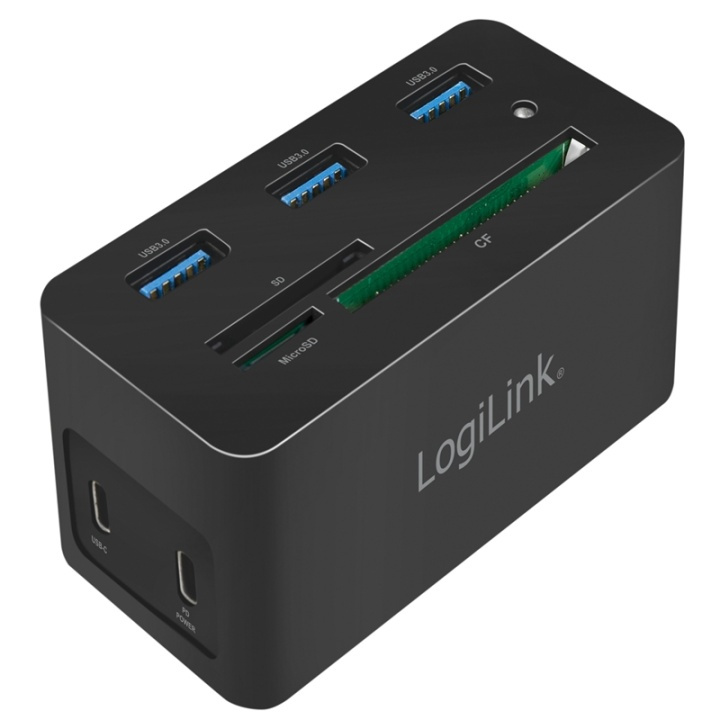 LogiLink PC-/Mac-minidocka HDMI, USB-C, USB i gruppen DATORER & KRINGUTRUSTNING / Datortillbehör / USB-hubbar hos TP E-commerce Nordic AB (A00838)