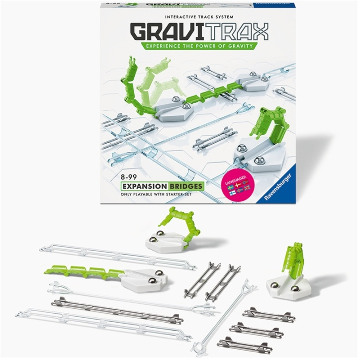Ravensburger GraviTrax Bridges Nordics 10-s i gruppen LEKSAKER, BARN- & BABYPRODUKTER / Leksaker / Lilla hemmet & Rollek hos TP E-commerce Nordic AB (A00973)