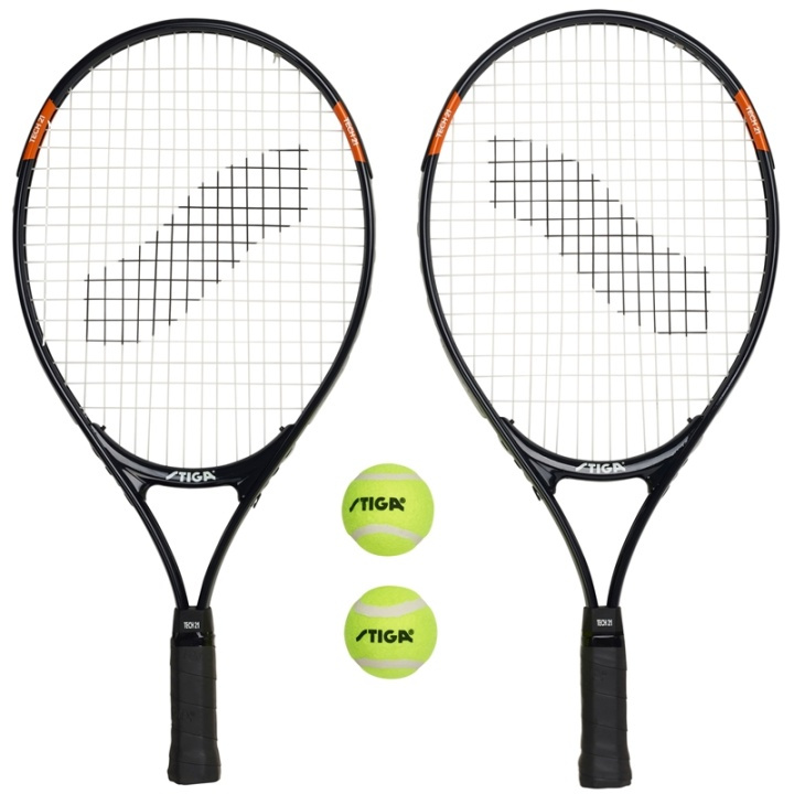 Stiga TEN Tennis Set Tech 21 Grey i gruppen LEKSAKER, BARN- & BABYPRODUKTER / Uteleksaker / Sport & Spel hos TP E-commerce Nordic AB (A01065)