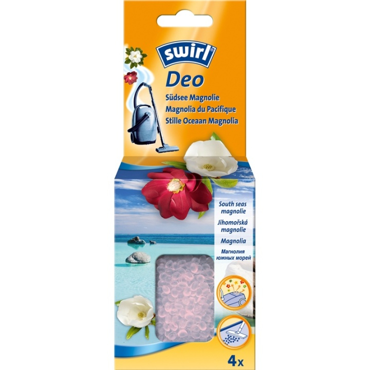 Swirl Dammsugardeo Pärlor Magnolia (OBS 7st DFP) | HEM, HUSHÅLL & TRÄDGÅRD - Städprodukter - Dammsugare & Tillbehör - Tillbehör - Doftkulor & Doftstavar | GameStuff