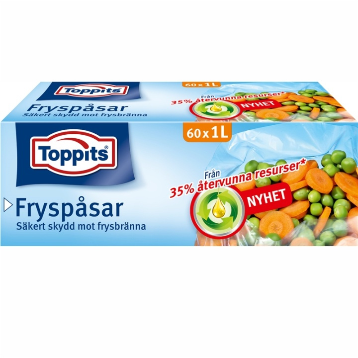 Toppits Fryspåsar 1L 60st, STORPACK 9st i gruppen HEM, HUSHÅLL & TRÄDGÅRD / Köksredskap / Övriga köksredskap hos TP E-commerce Nordic AB (A01104)