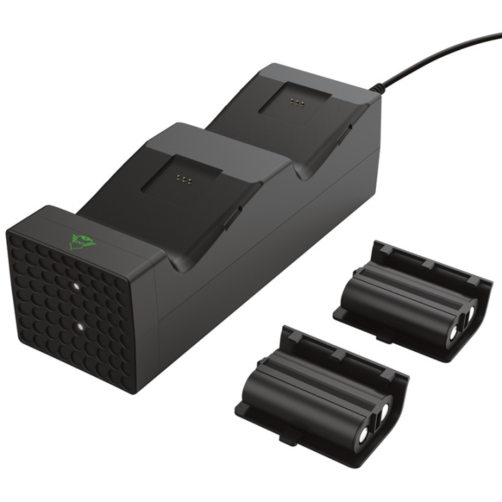 Trust GXT 250 Duo Charging Dock Xbox i gruppen HEMELEKTRONIK / Spelkonsoler & Tillbehör / Xbox Series X/S hos TP E-commerce Nordic AB (A01124)