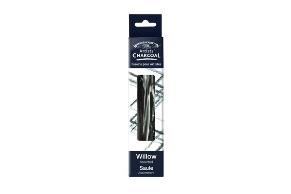 Winsor Willow Charcoal 12 st, Blandade storlekar i gruppen SPORT, FRITID & HOBBY / Hobby / Måla & Rita / Pennor, kritor & tusch hos TP E-commerce Nordic AB (A01203)