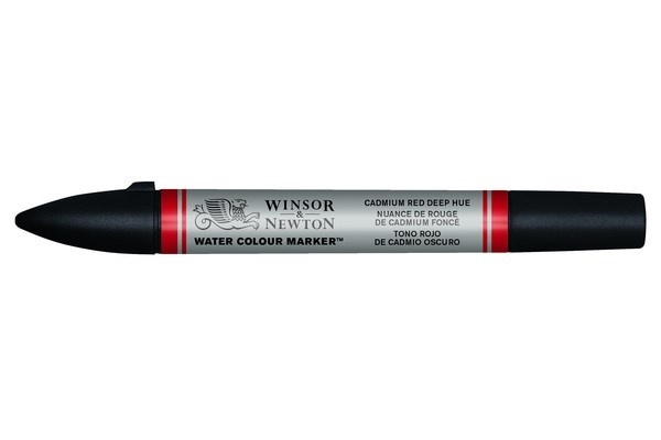Winsor Watercolour Marker, Cadmium Red Deep Hue 098 i gruppen SPORT, FRITID & HOBBY / Hobby / Måla & Rita / Pennor, kritor & tusch hos TP E-commerce Nordic AB (A01207)