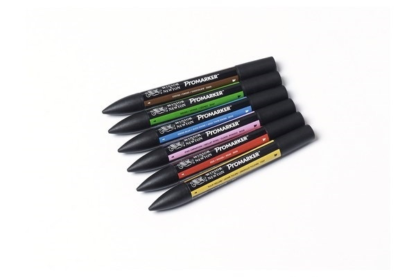 Winsor Promarker 6st, Mid Tones i gruppen SPORT, FRITID & HOBBY / Hobby / Måla & Rita / Pennor, kritor & tusch hos TP E-commerce Nordic AB (A01215)