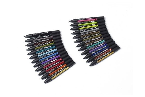 Winsor Mixed marker set, 24st i gruppen SPORT, FRITID & HOBBY / Hobby / Måla & Rita / Pennor, kritor & tusch hos TP E-commerce Nordic AB (A01225)