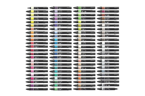 Winsor Promarker set 96st i gruppen SPORT, FRITID & HOBBY / Hobby / Måla & Rita / Pennor, kritor & tusch hos TP E-commerce Nordic AB (A01240)