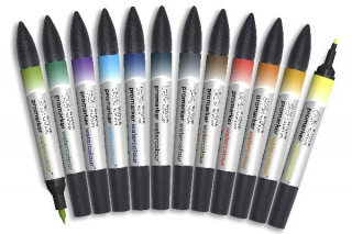 Winsor WaterColour Marker 12-pack, Landscape tones set