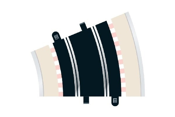 Scalextric 2st Rad 3 ytterkurva 22.5° | LEKSAKER, BARN- & BABYPRODUKTER - Radiostyrt - Bilbanor - Skenor | GameStuff