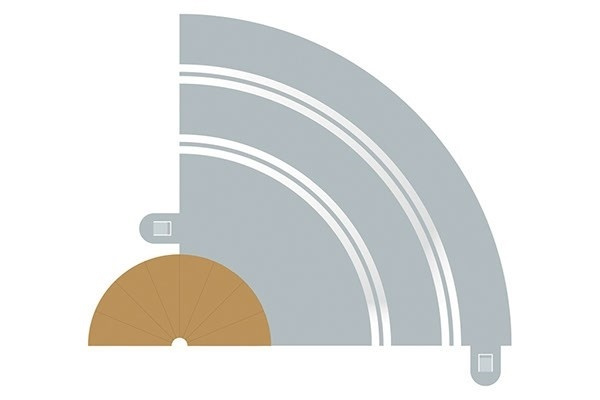 Scalextric Rad 1 inner borders & barriers (till C8201) | LEKSAKER, BARN- & BABYPRODUKTER - Radiostyrt - Bilbanor - Tillbehör | GameStuff