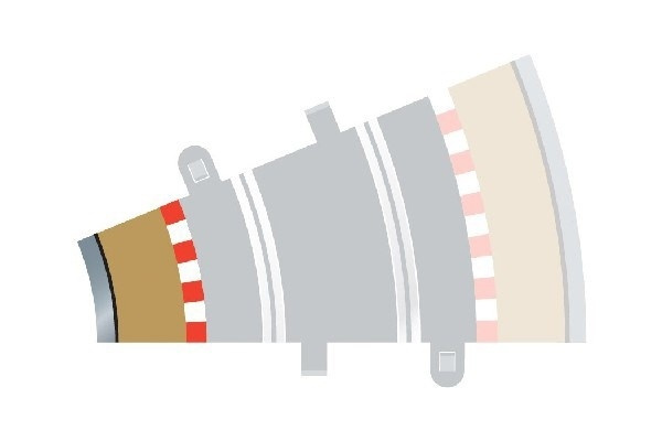 Produktfoto för Rad 2 inner borders & barriers (for C8234)