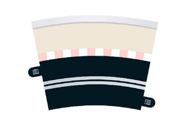 Scalextric 4st Singelspårkurvor | LEKSAKER, BARN- & BABYPRODUKTER - Radiostyrt - Bilbanor - Skenor | GameStuff