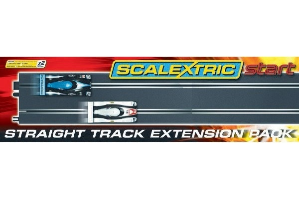 Scalextric 2st \'START\' track straight i gruppen LEKSAKER, BARN- & BABYPRODUKTER / Radiostyrt / Bilbanor / Skenor hos TP E-commerce Nordic AB (A01390)