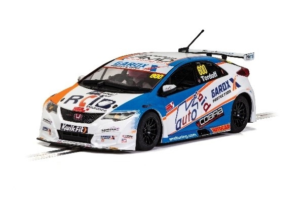 Honda Civic Type R - BTCC 2019 - Sam Tordoff i gruppen LEKSAKER, BARN- & BABYPRODUKTER / Radiostyrt / Bilbanor / Bilar hos TP E-commerce Nordic AB (A01496)