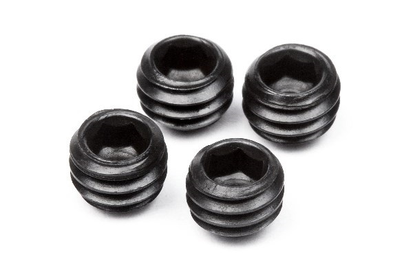 Set Screw M4X3Mm (4Pcs) i gruppen LEKSAKER, BARN- & BABYPRODUKTER / Radiostyrt / Reservdelar & Extra Tillbehör / HPI / Skruvar/Fästen / Skruvar hos TP E-commerce Nordic AB (A01537)