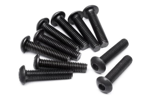 Button Head Screw M3X14Mm (Hex Socket/10Pcs) | LEKSAKER, BARN- & BABYPRODUKTER - Radiostyrt - Reservdelar & Extra Tillbehör - HPI - Skruvar/Fästen - Skruvar | GameStuff