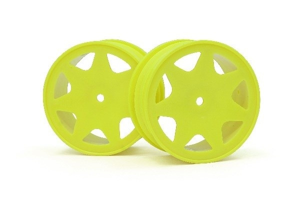 Ultra 7 Wheels Yellow 30Mm (2Pcs) | LEKSAKER, BARN- & BABYPRODUKTER - Radiostyrt - Reservdelar & Extra Tillbehör - HPI - Fälgar - Offroad | GameStuff