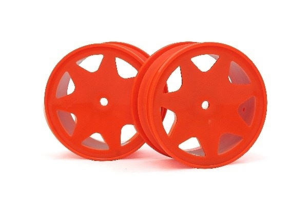 Ultra 7 Wheels Orange 30Mm (2Pcs i gruppen LEKSAKER, BARN- & BABYPRODUKTER / Radiostyrt / Reservdelar & Extra Tillbehör / HPI / Fälgar / Offroad hos TP E-commerce Nordic AB (A01544)