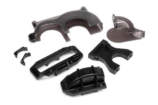 Center Bulkhead/Spur Gear Cover Set | LEKSAKER, BARN- & BABYPRODUKTER - Radiostyrt - Reservdelar & Extra Tillbehör - HPI - Reservdelar & Tuning - Chassidelar | GameStuff