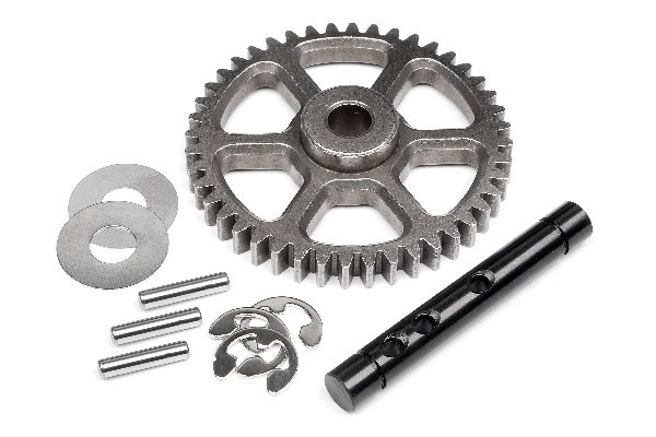 Idler Gear 44T/Shaft Set | LEKSAKER, BARN- & BABYPRODUKTER - Radiostyrt - Reservdelar & Extra Tillbehör - HPI - Reservdelar & Tuning - Drivlina | GameStuff