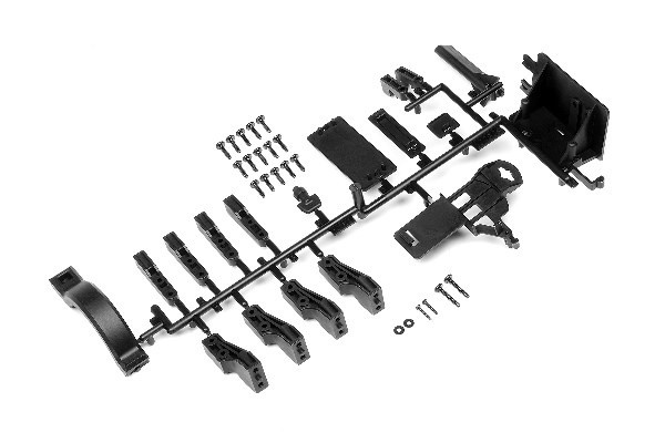 Battery Box Mount/Cover Set | LEKSAKER, BARN- & BABYPRODUKTER - Radiostyrt - Reservdelar & Extra Tillbehör - HPI - Reservdelar & Tuning - Chassidelar | GameStuff